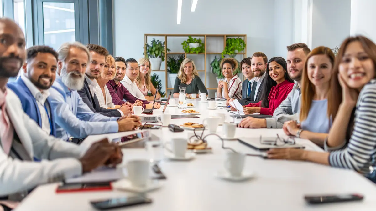 Members at a quarterly mastermind meeting