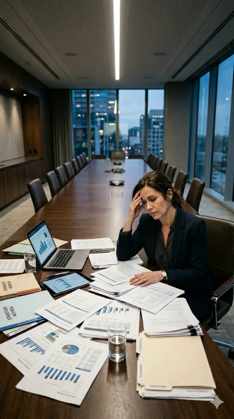 CEO facing challenges without peer support