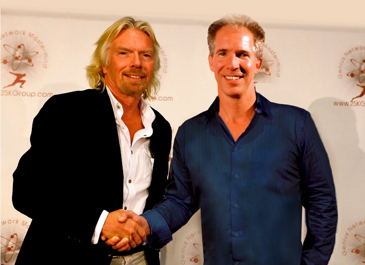 David Lee Jensen with Sir Richard Branson